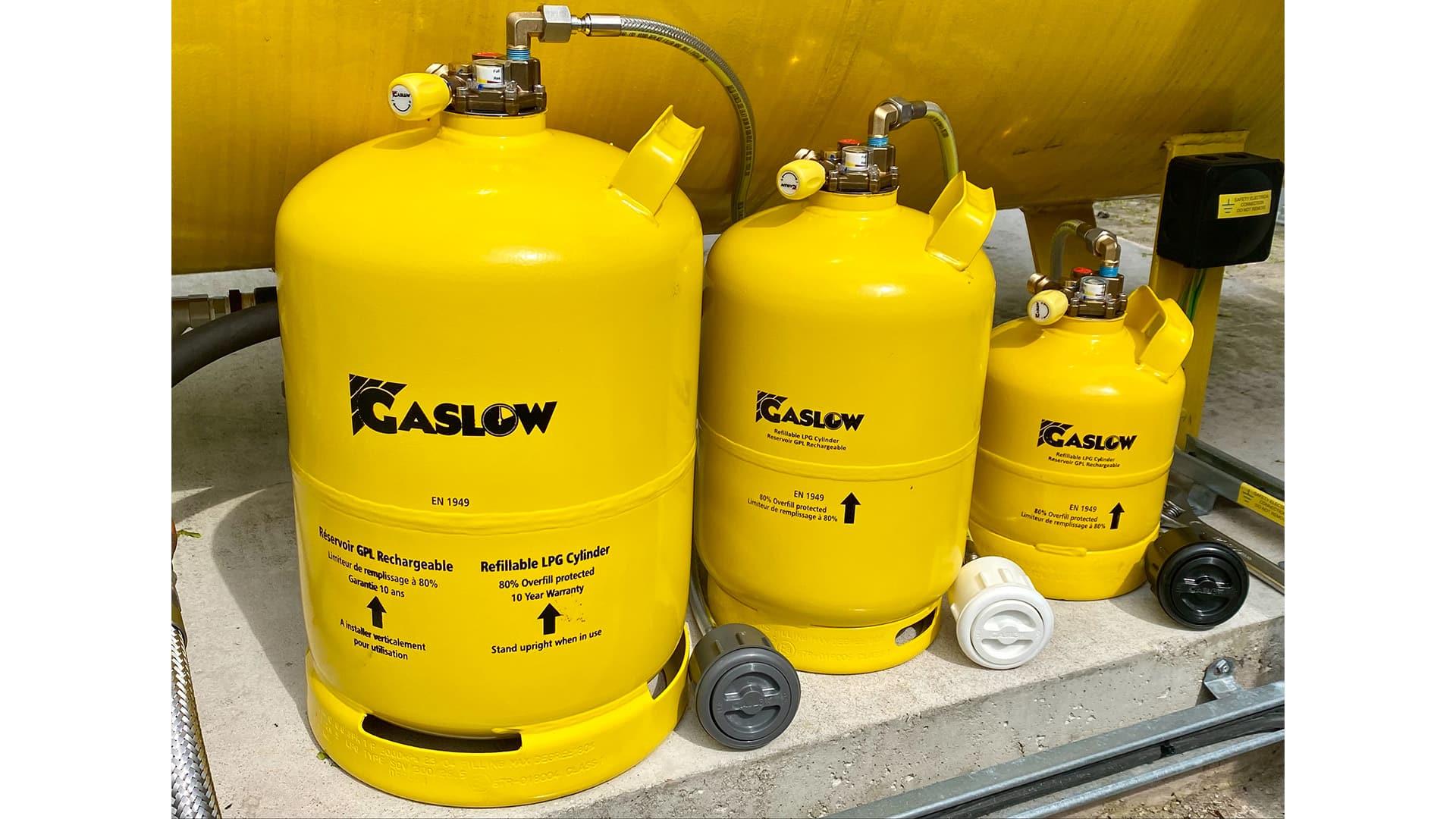 Gasflow bottles