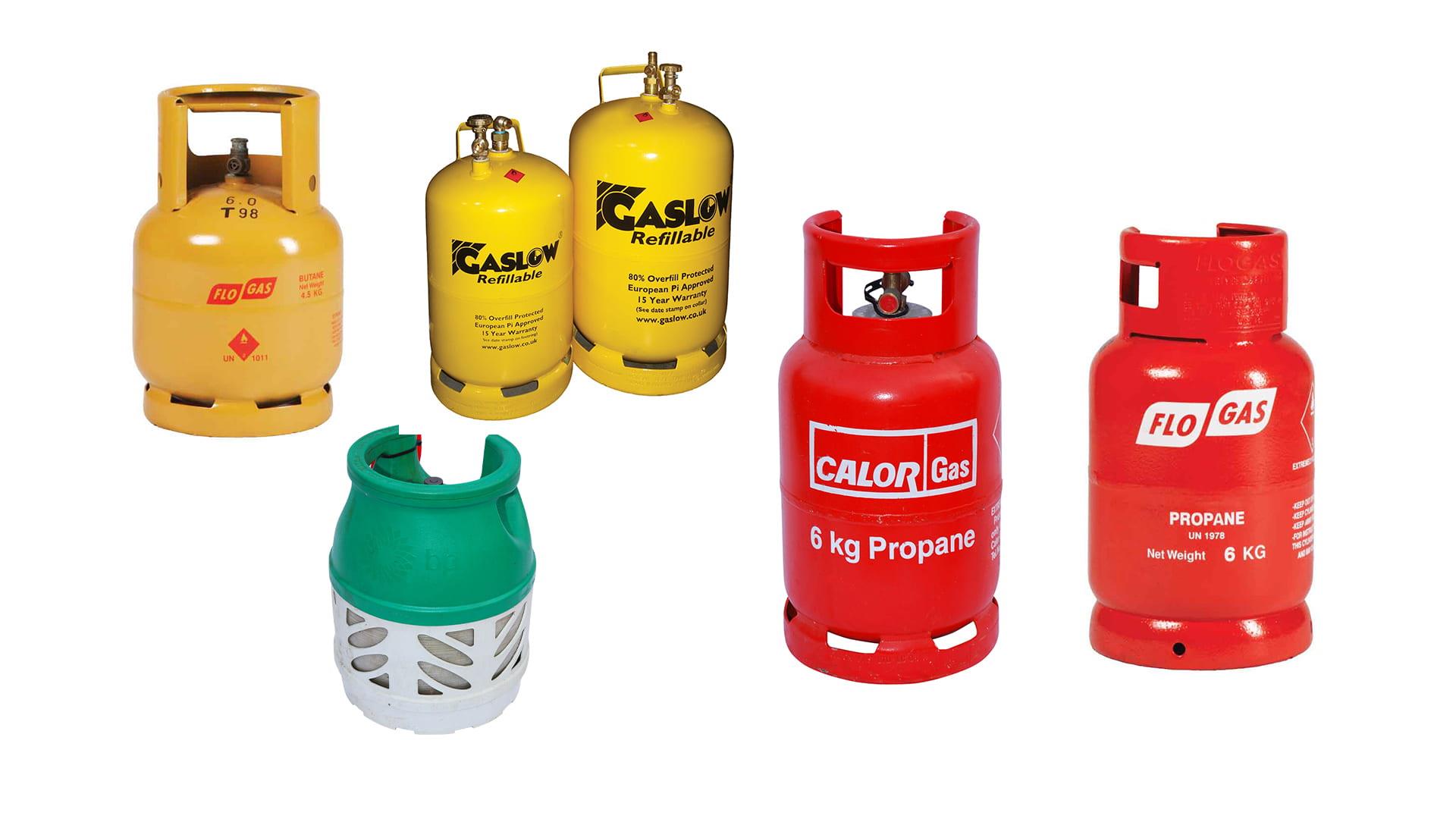 Selection of gas cylinders