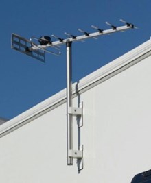 Where a TV aerial is not a standard fit it can be quite easy to use something like this self-adhesive unit from Maxview