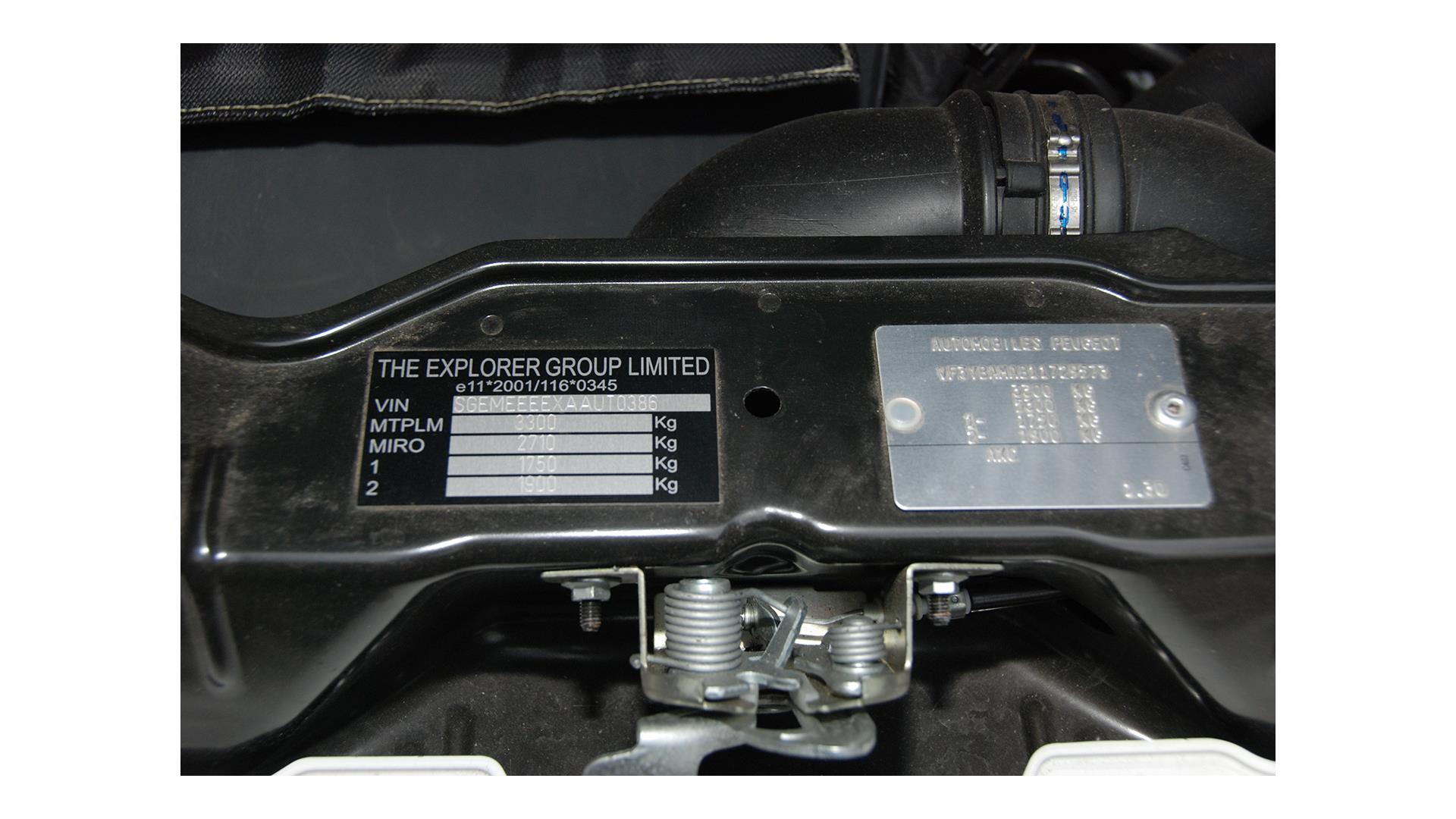 A base vehicle convertors plate