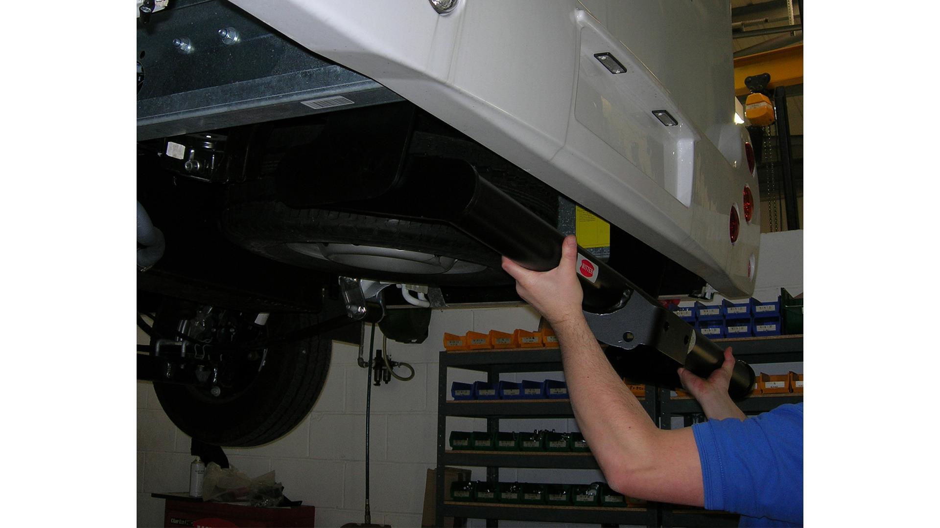 Fitting a motorhome bar