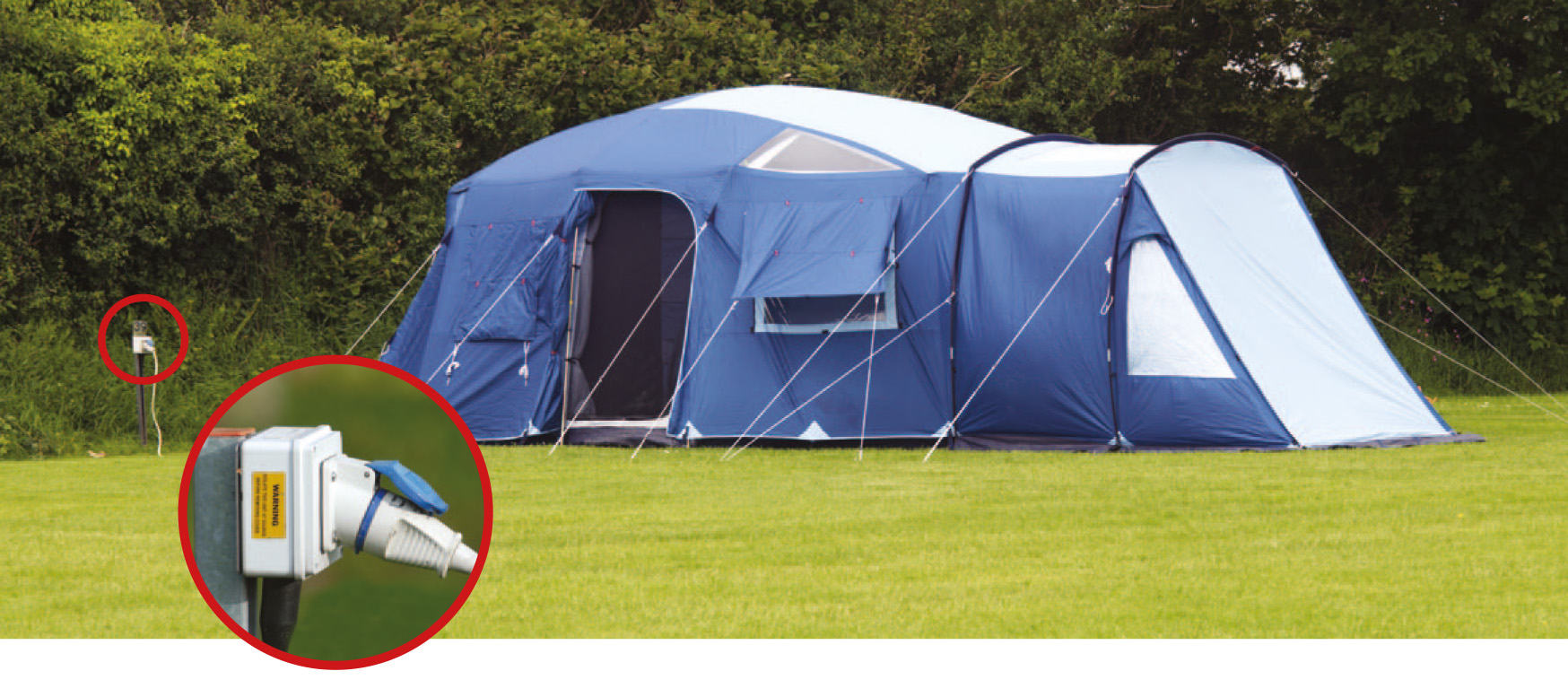 Using Electricity in Your Tent The Camping and Caravanning Club