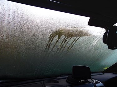 condensation in windscreen