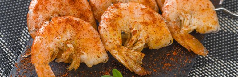 Garlic and chilli prawns