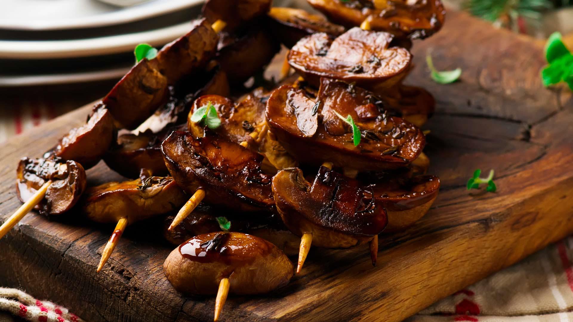 Glazed Mushrooms 