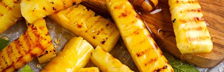 Grilled pineapple