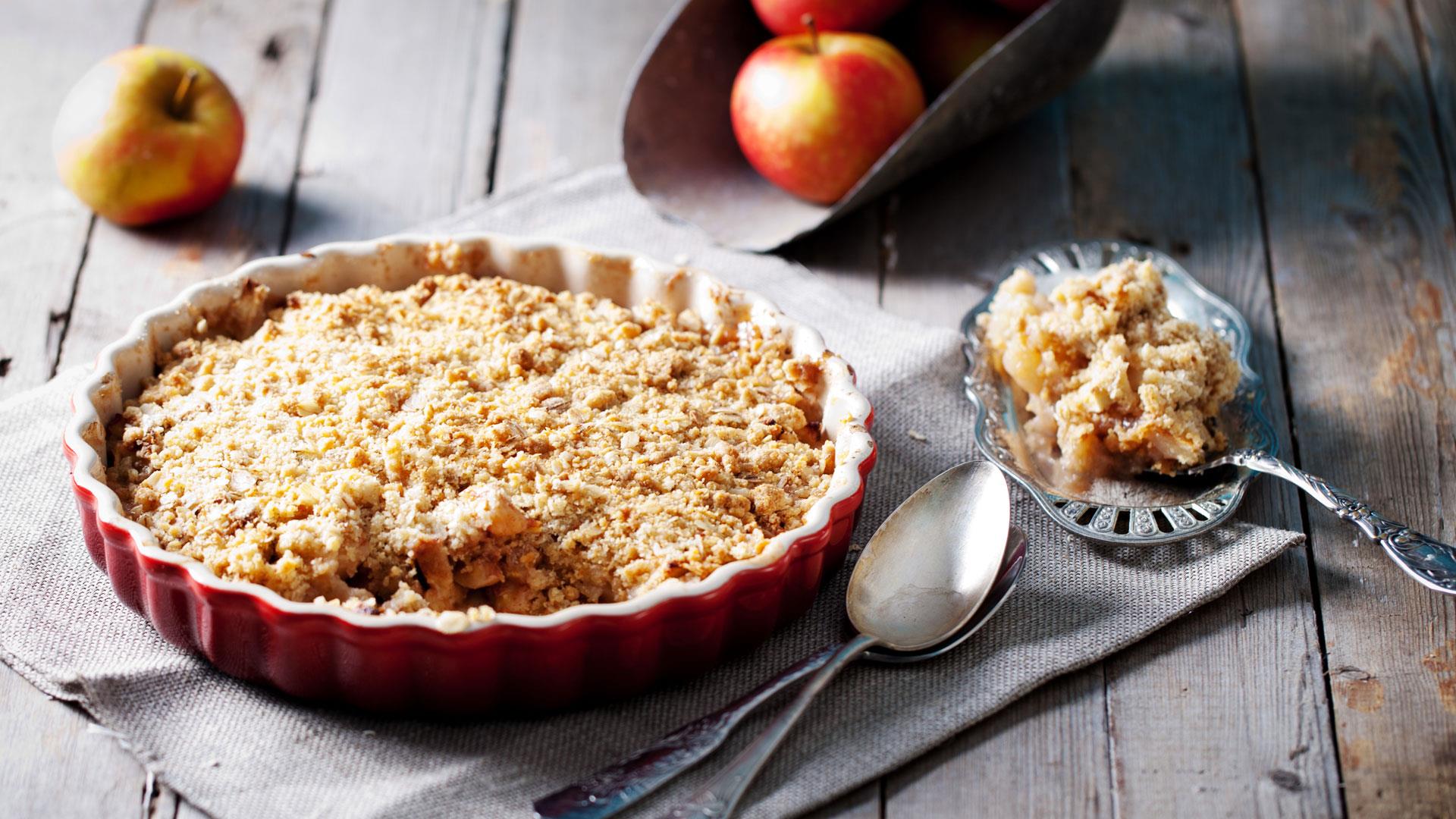 Apple crumble