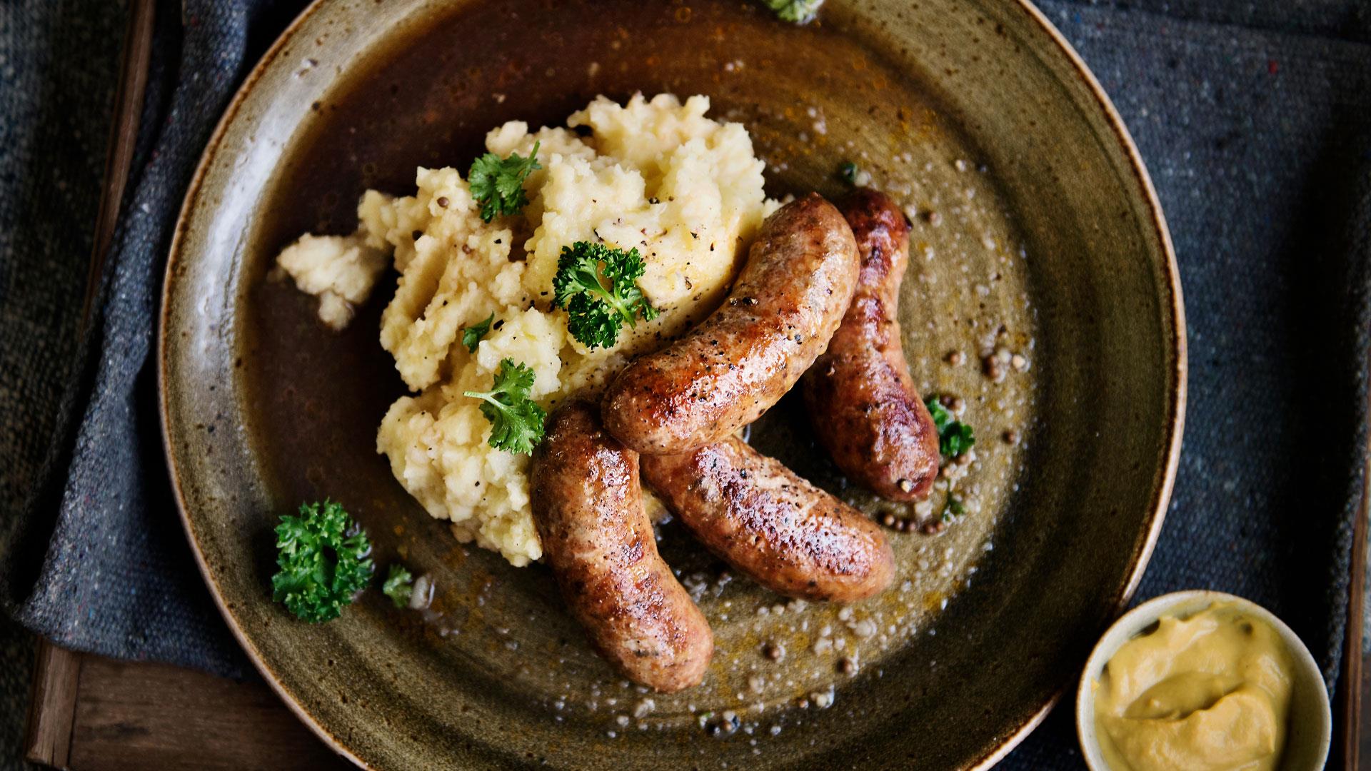 Bangers and mash