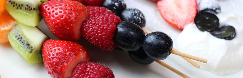 Berry skewers