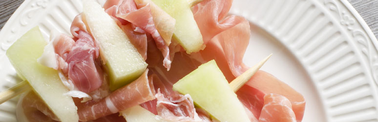 Melon and ham