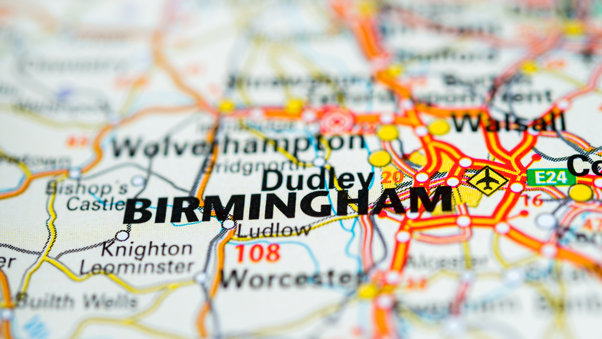 Birmingham map