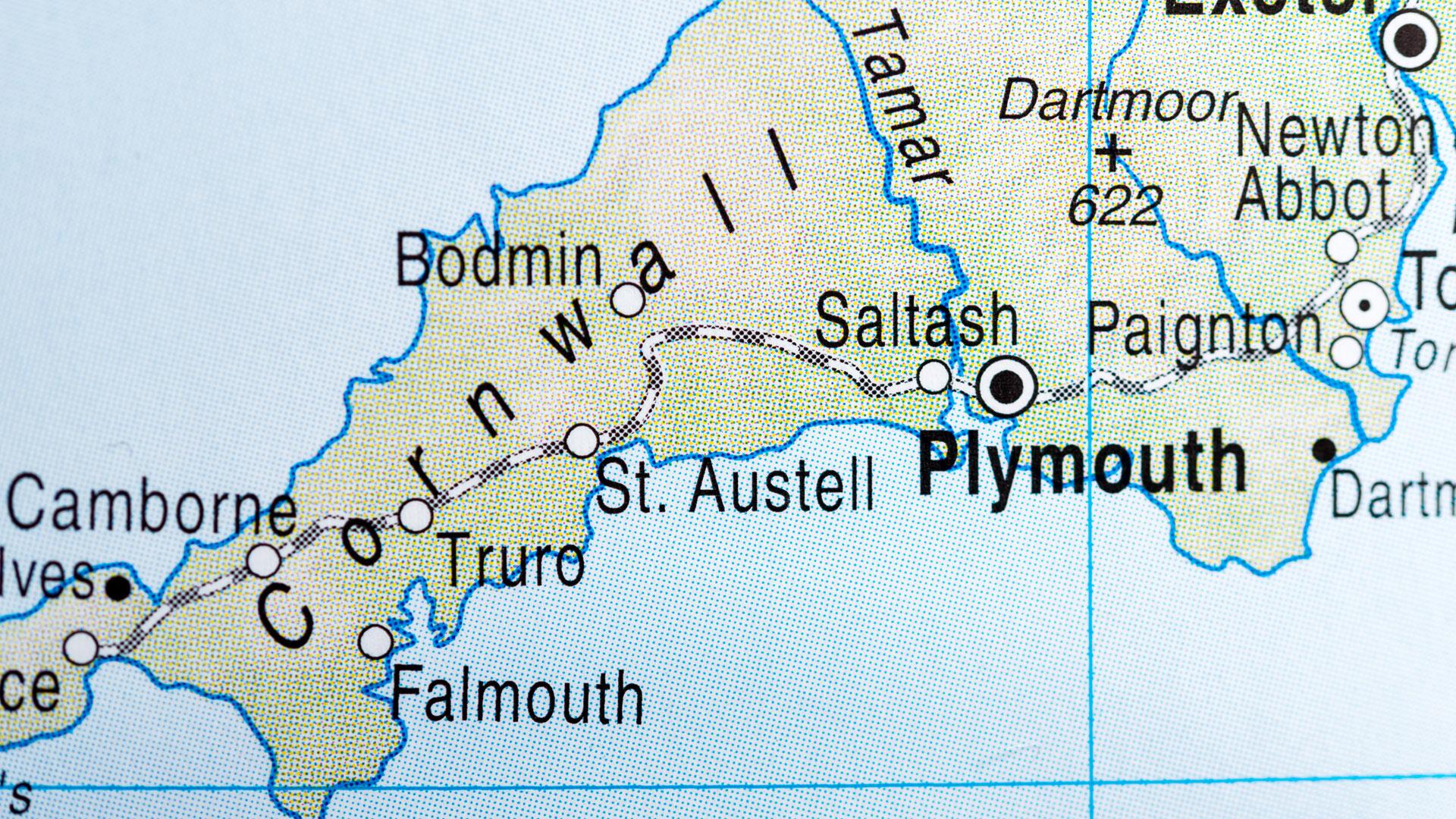 Cornwall Map