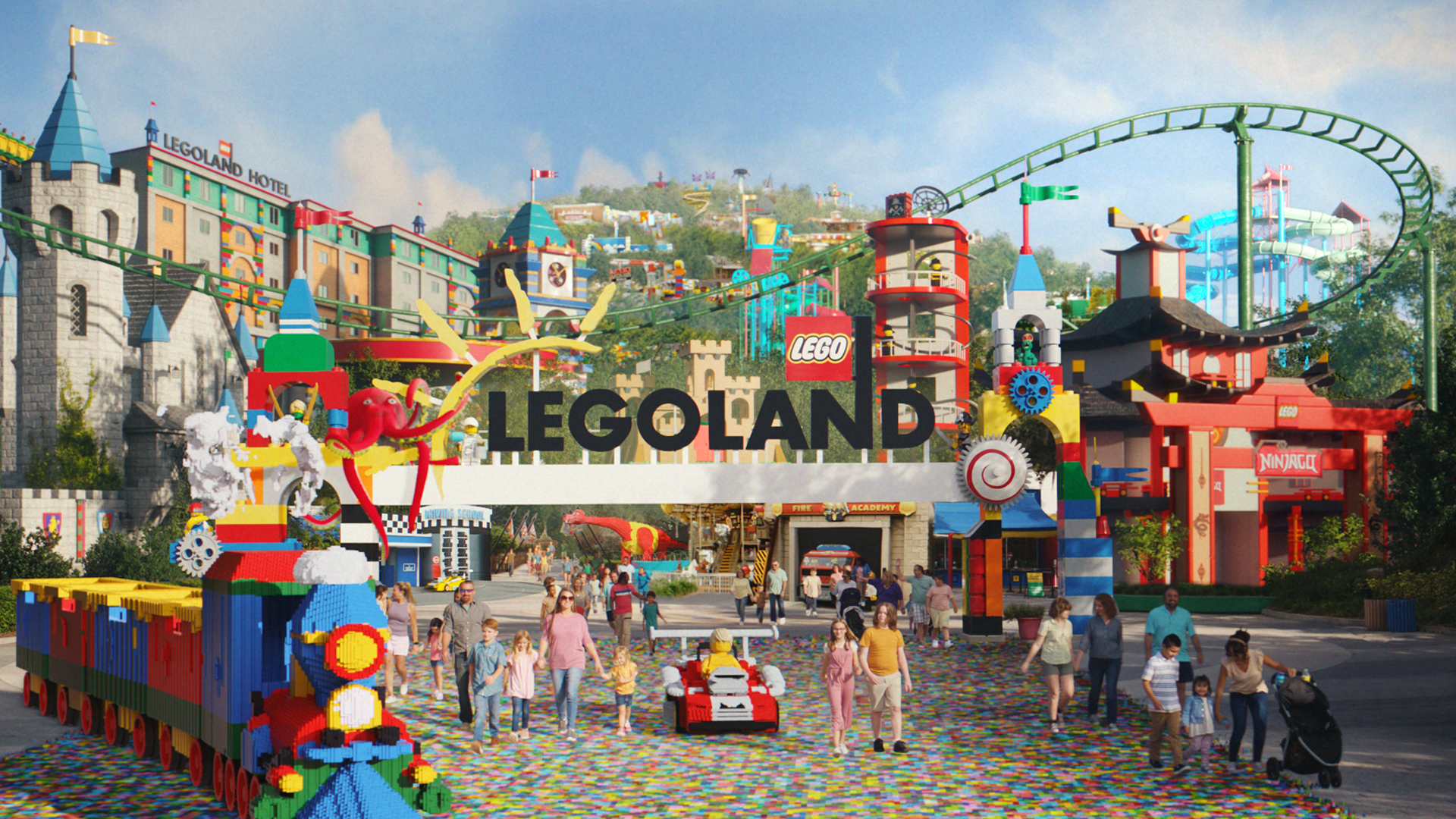 Legoland entrance 