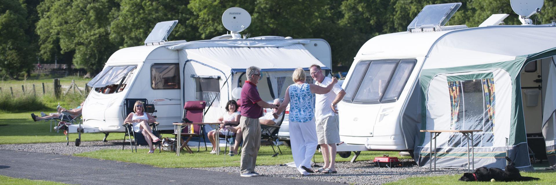 Friends at Moffat Campsite