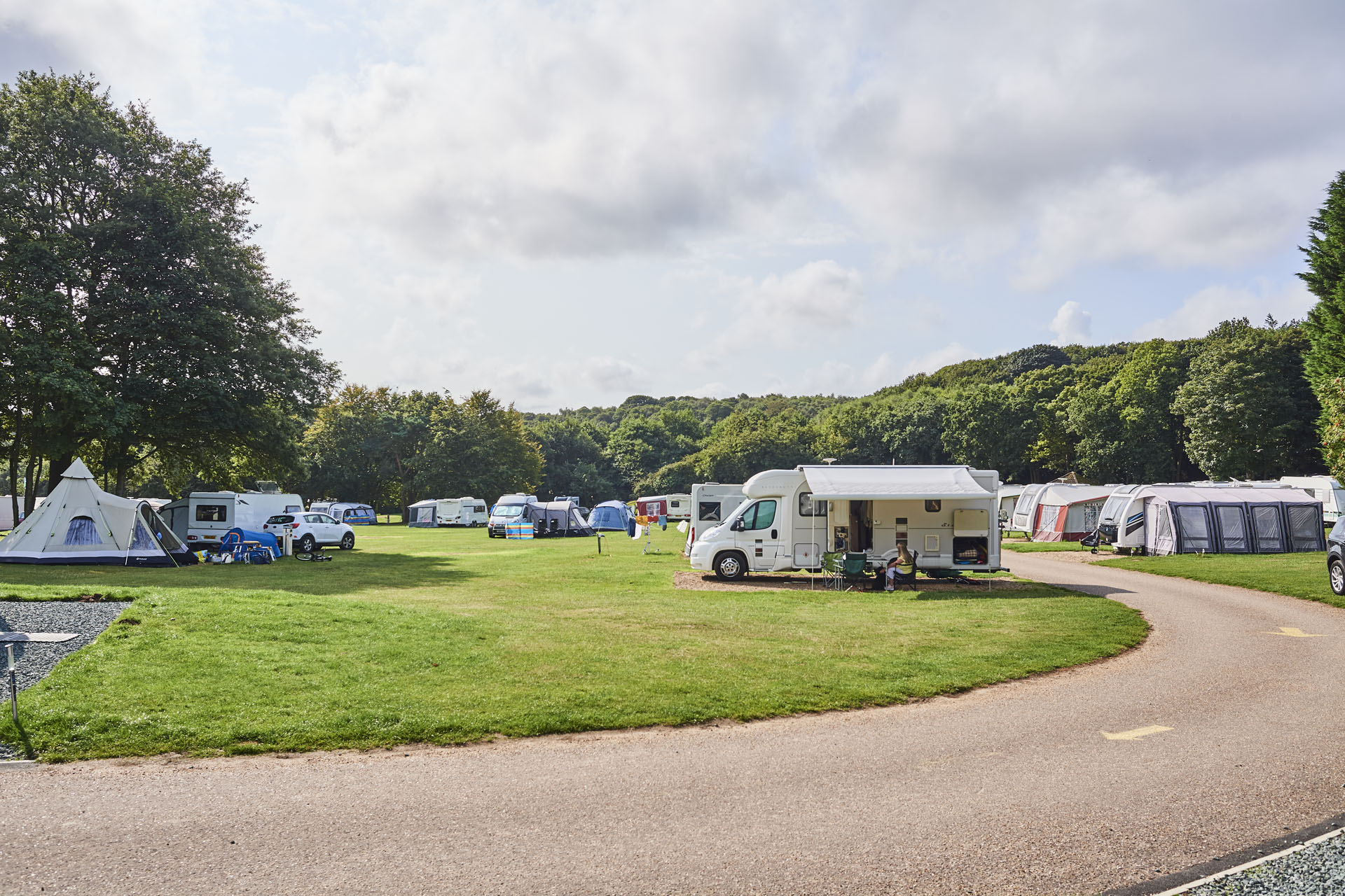 West Runton Campsite Camping and Caravanning Club Site