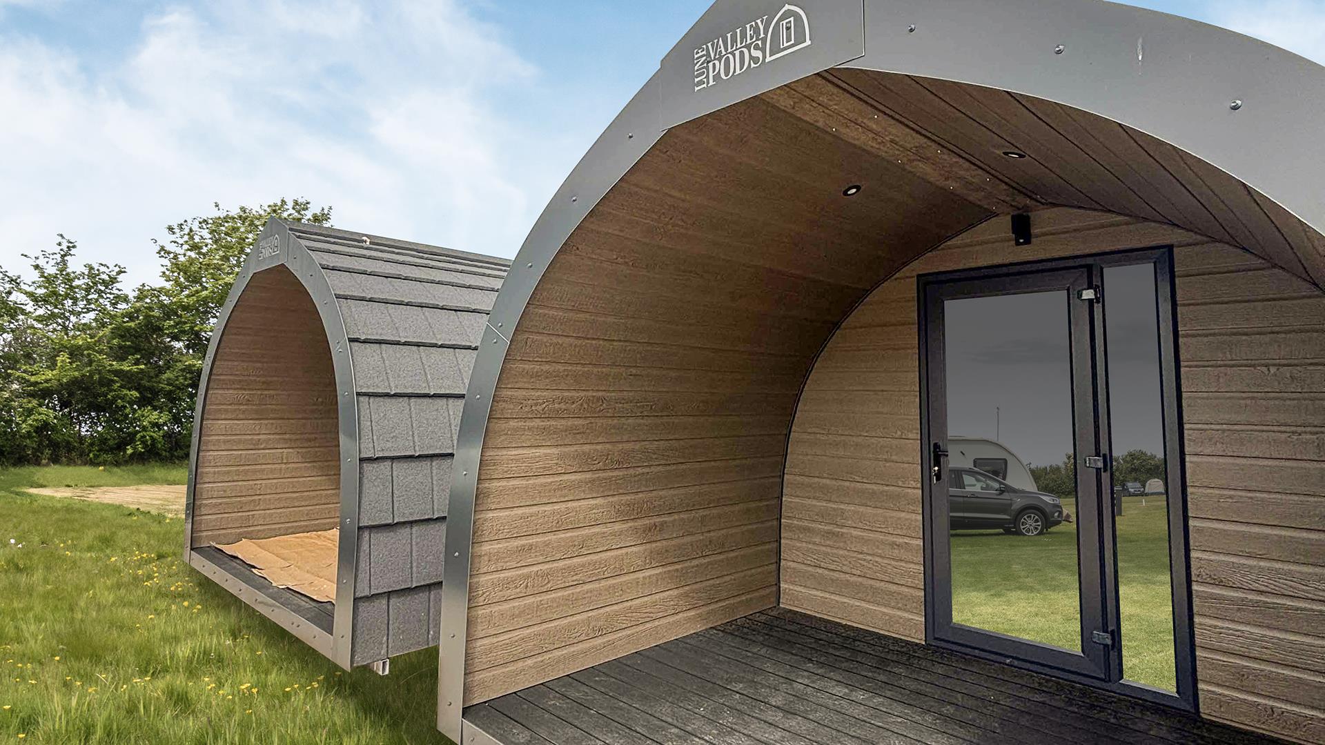The Den glamping pod exterior