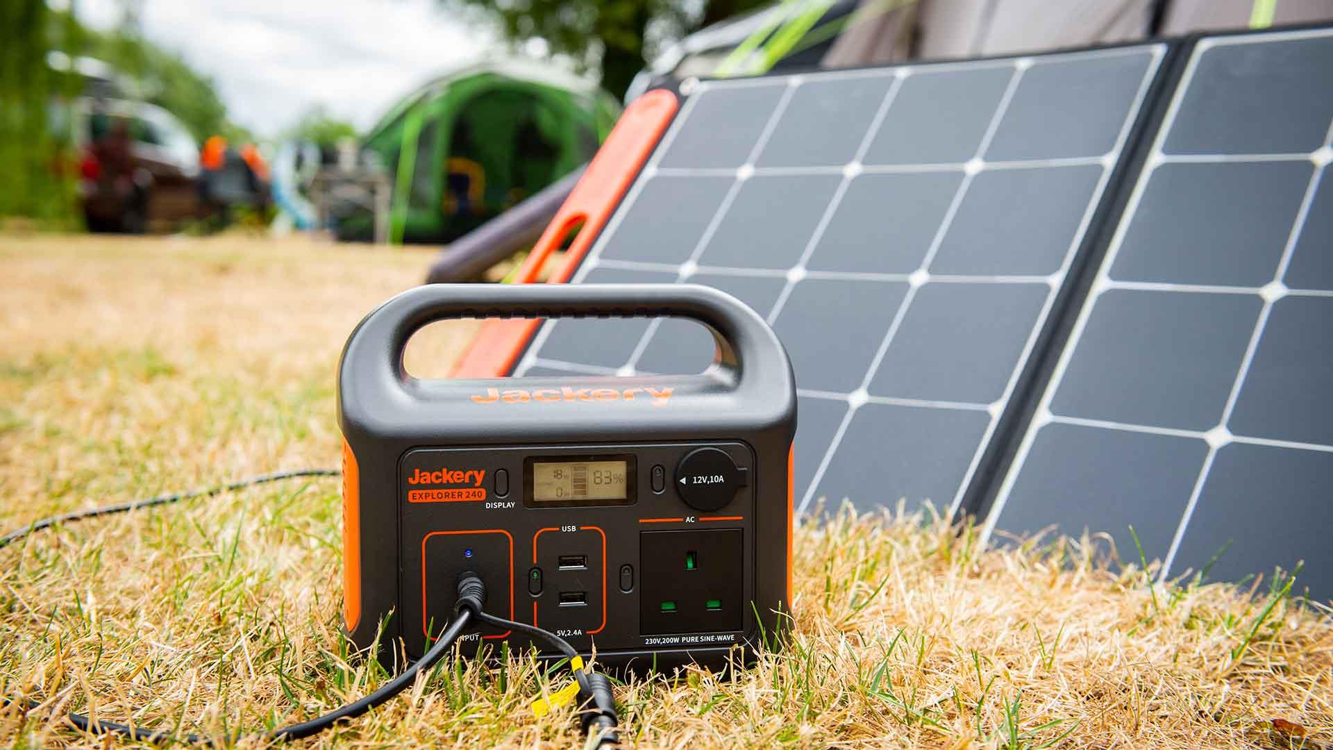 Solar panels for camping