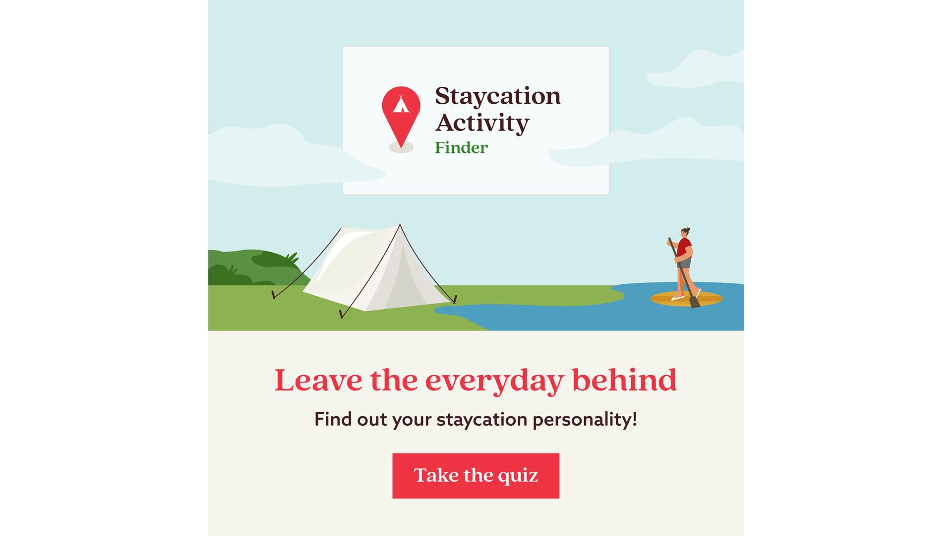 Staycation Activity graphic
