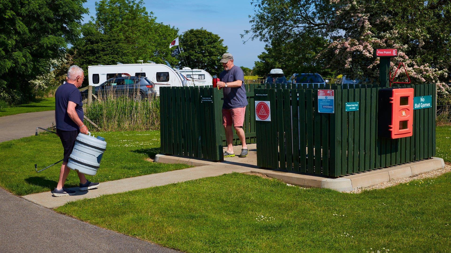 Campsite water facilities