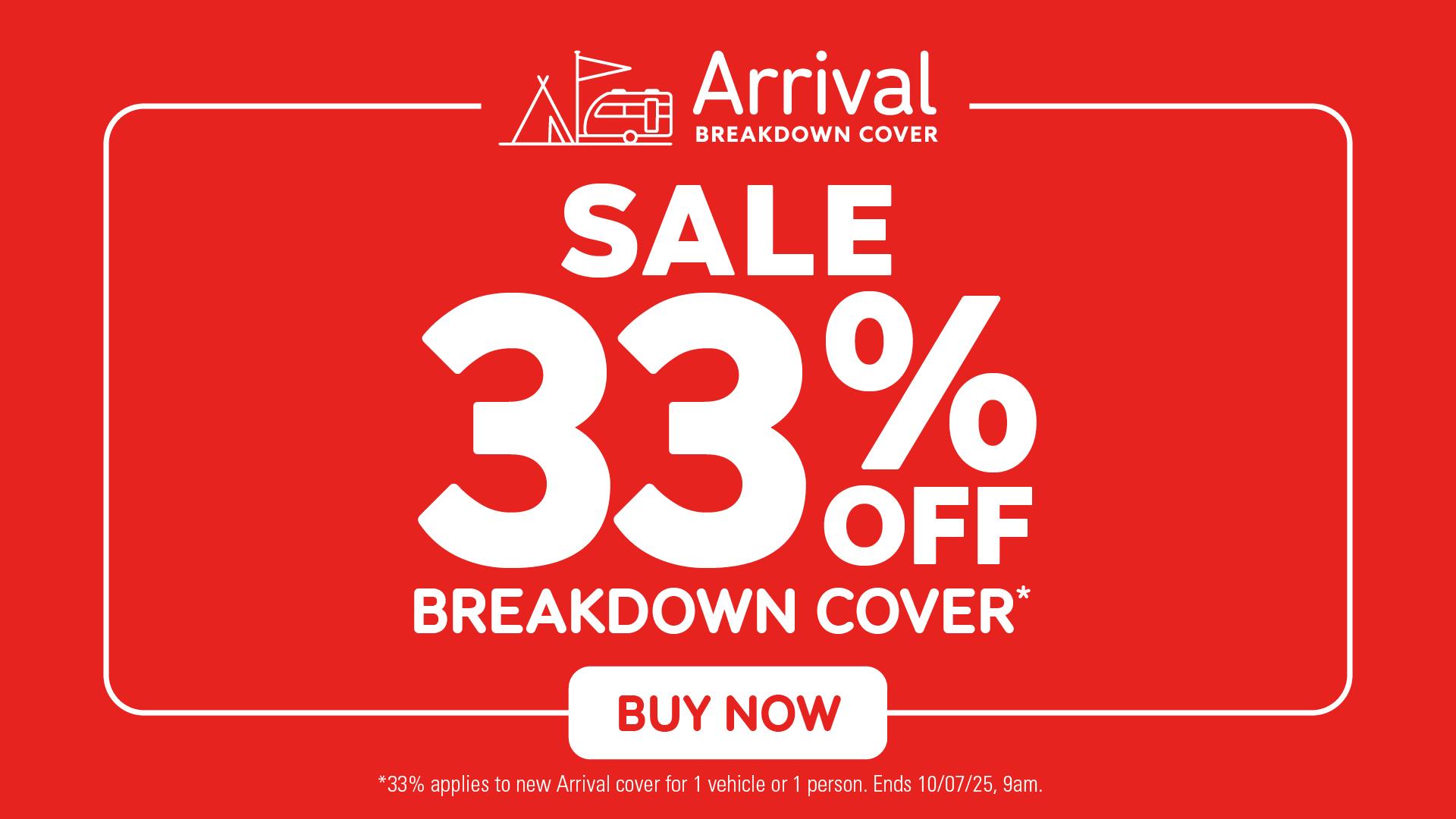 Arrival promo banner