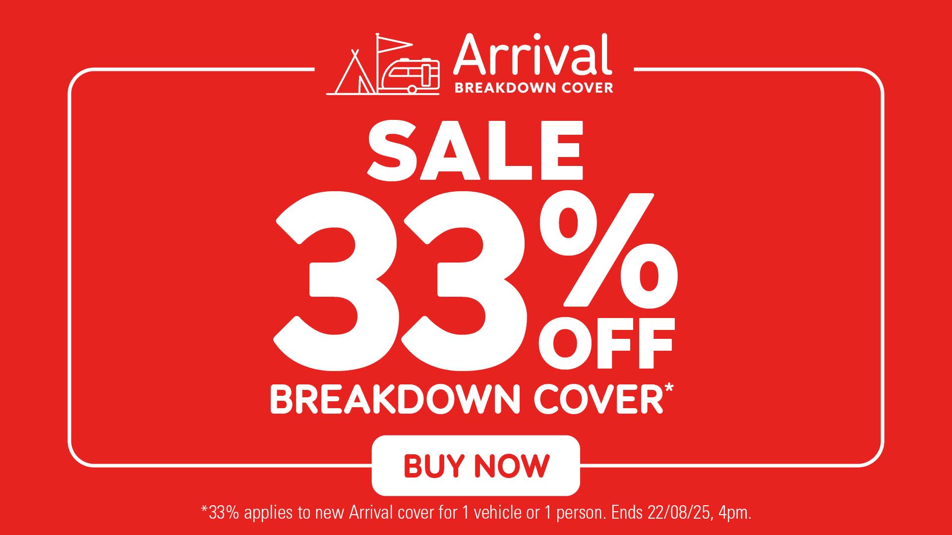 Arrival promo banner