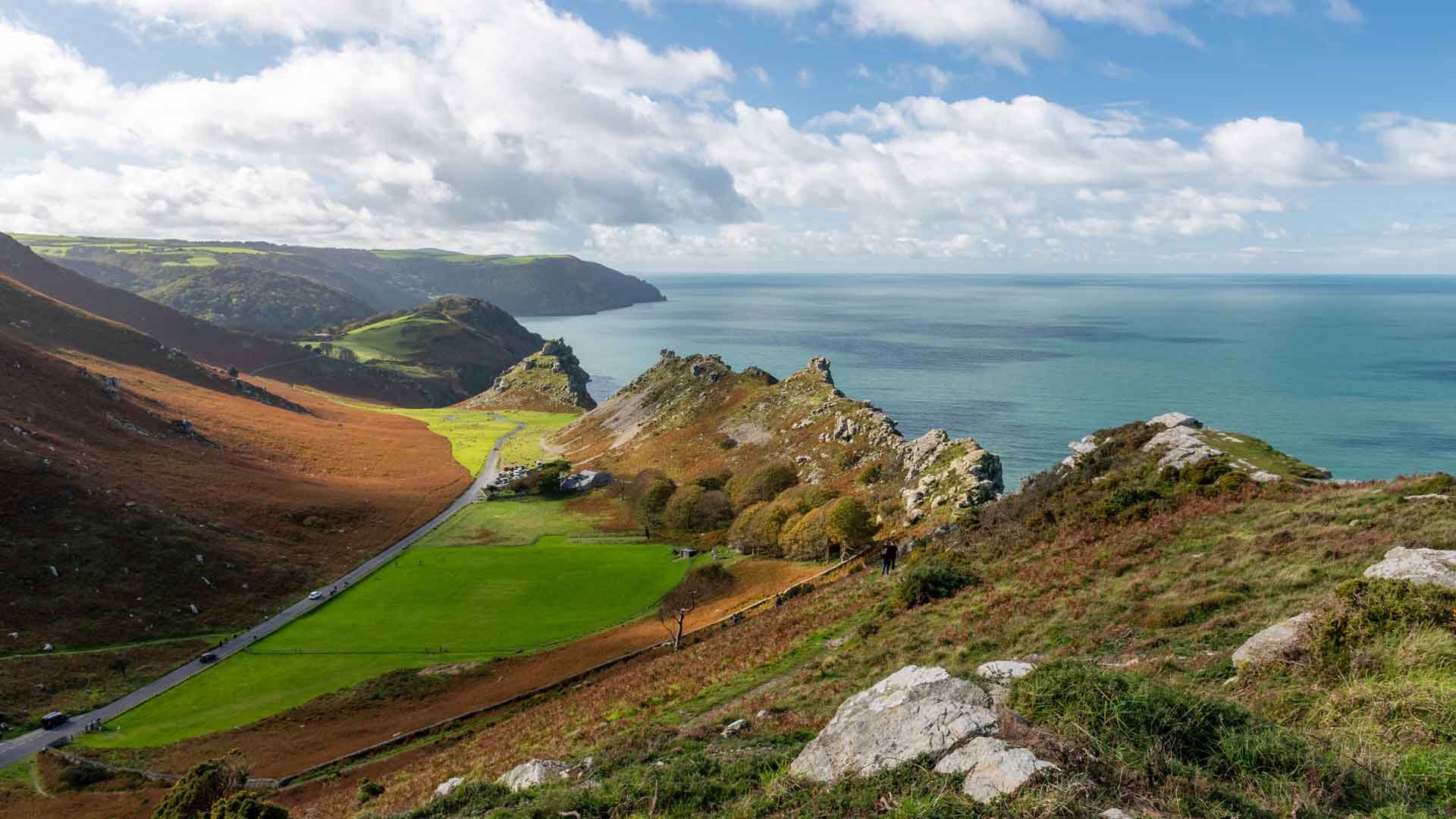 Exmoor landscape view