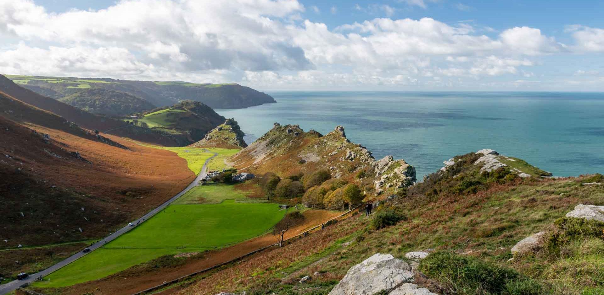 Exmoor landscape view