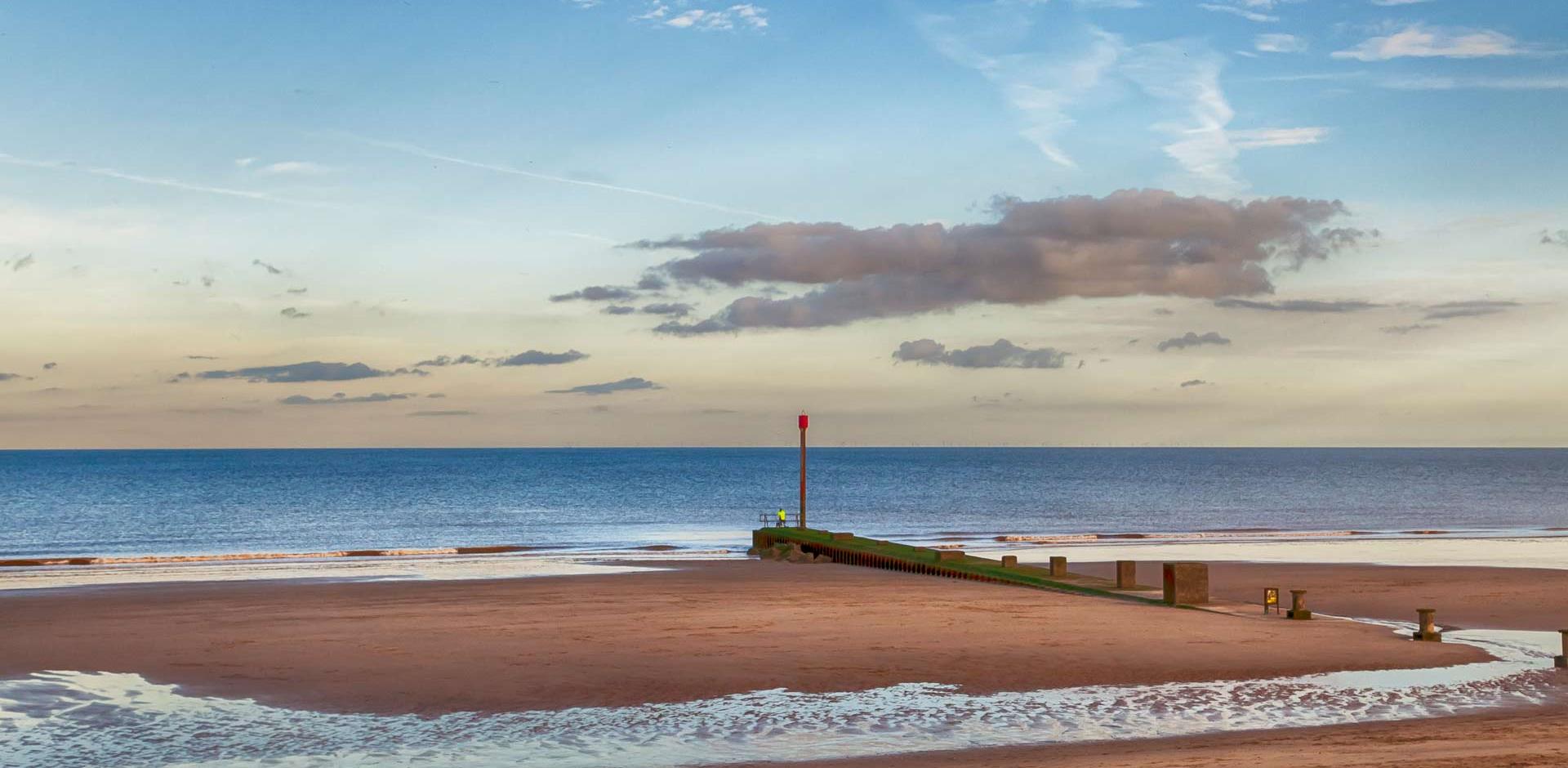 Mablethorpe Beach in Lincolnshire