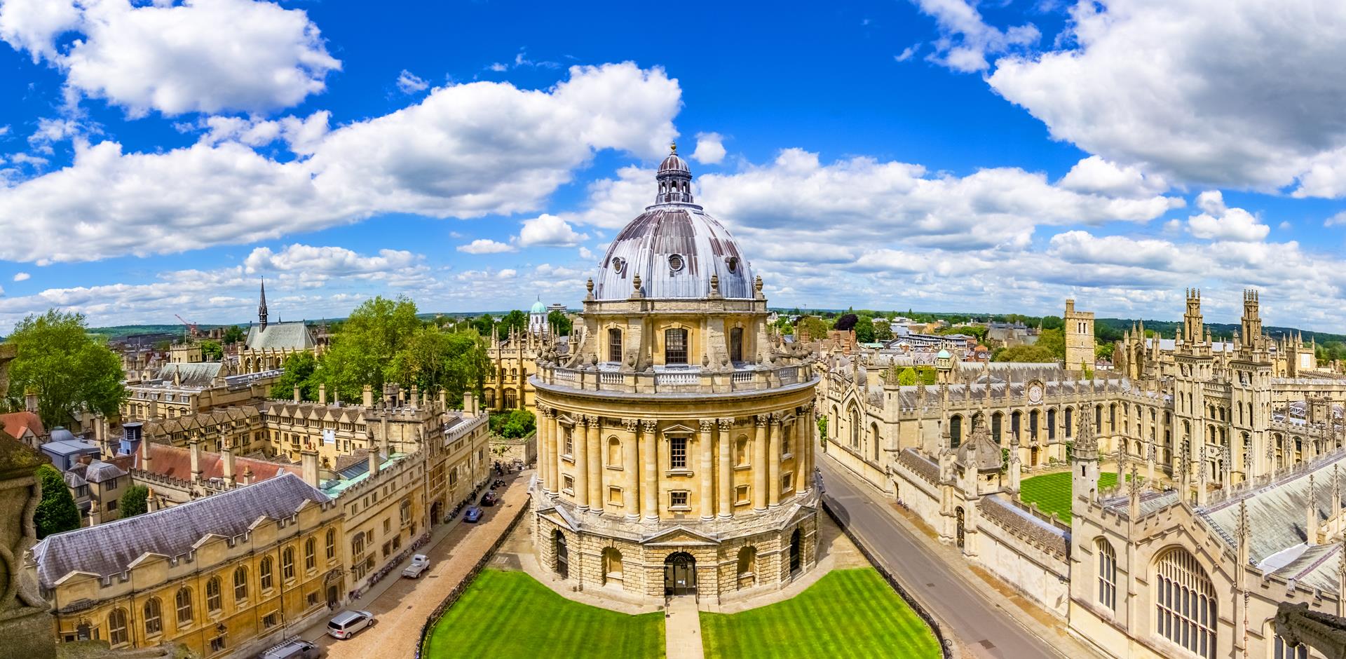 Bodleian Library and All Souls College, Oxfordshire, England.
