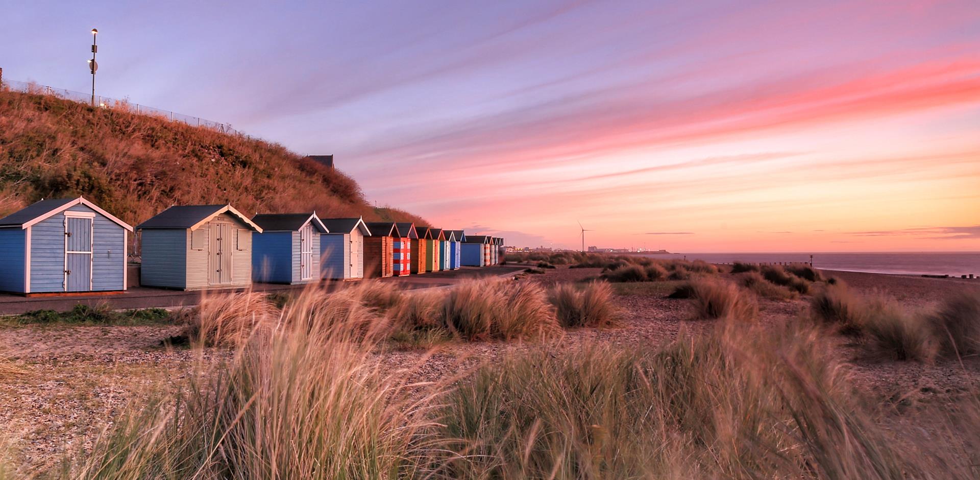 beach with sunset