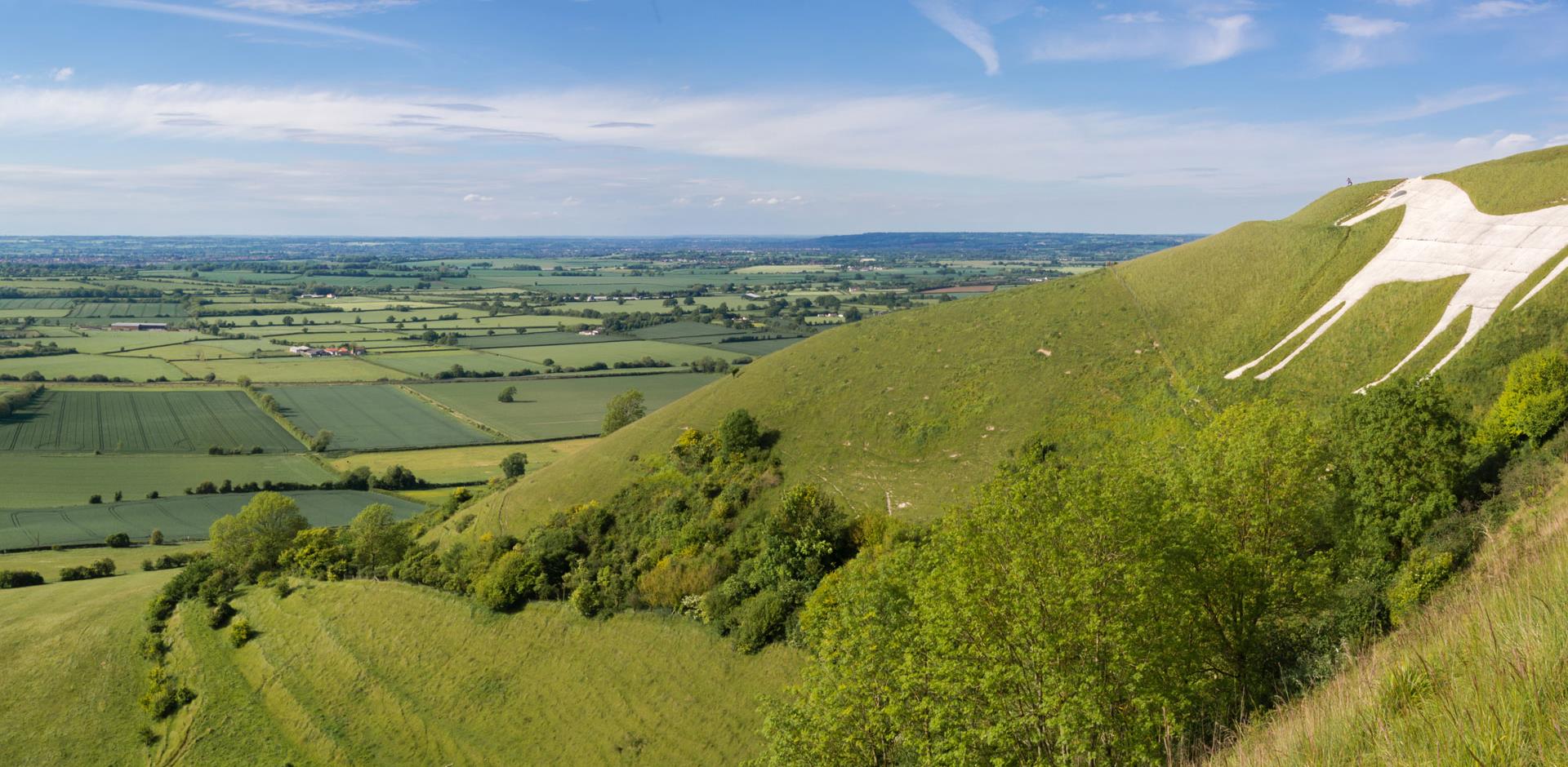Views over the Wiltshire countryside