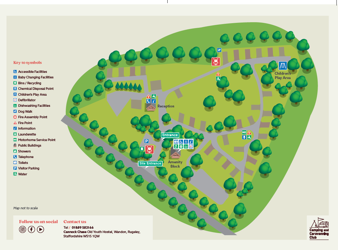 Cannock Chase Camping and Caravanning Club Site The Camping and
