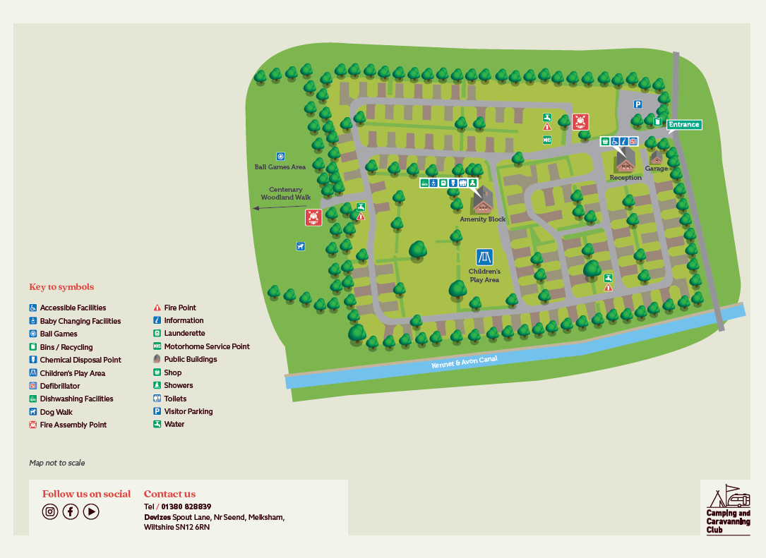 Devizes Camping and Caravanning Club Site The Camping and Caravanning Club