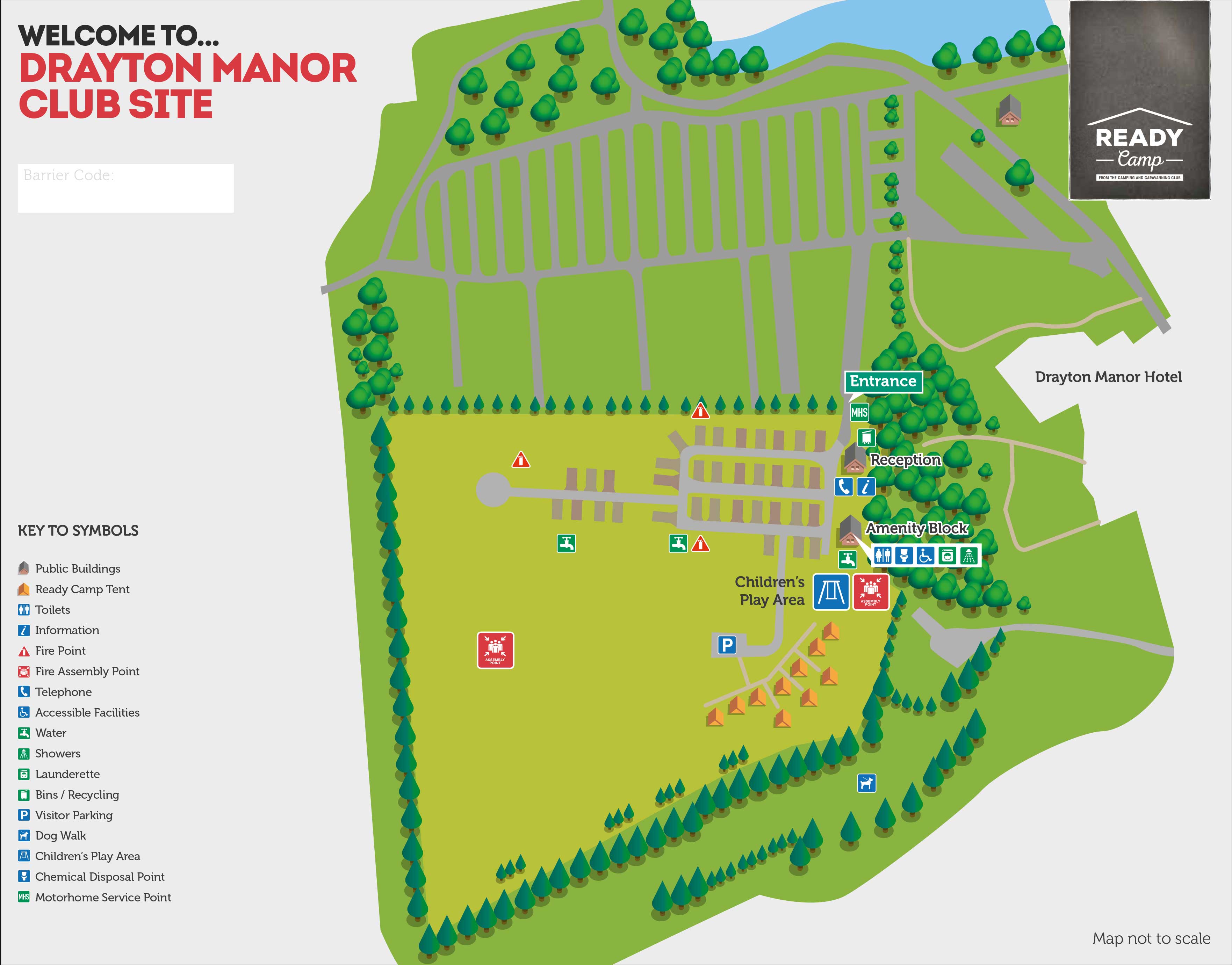 Drayton Manor Camping and Caravanning Club Site The Camping and