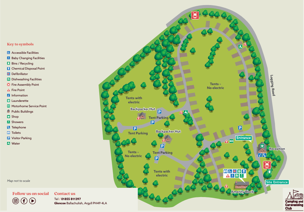 Glencoe Camping and Caravanning Club Site The Camping and