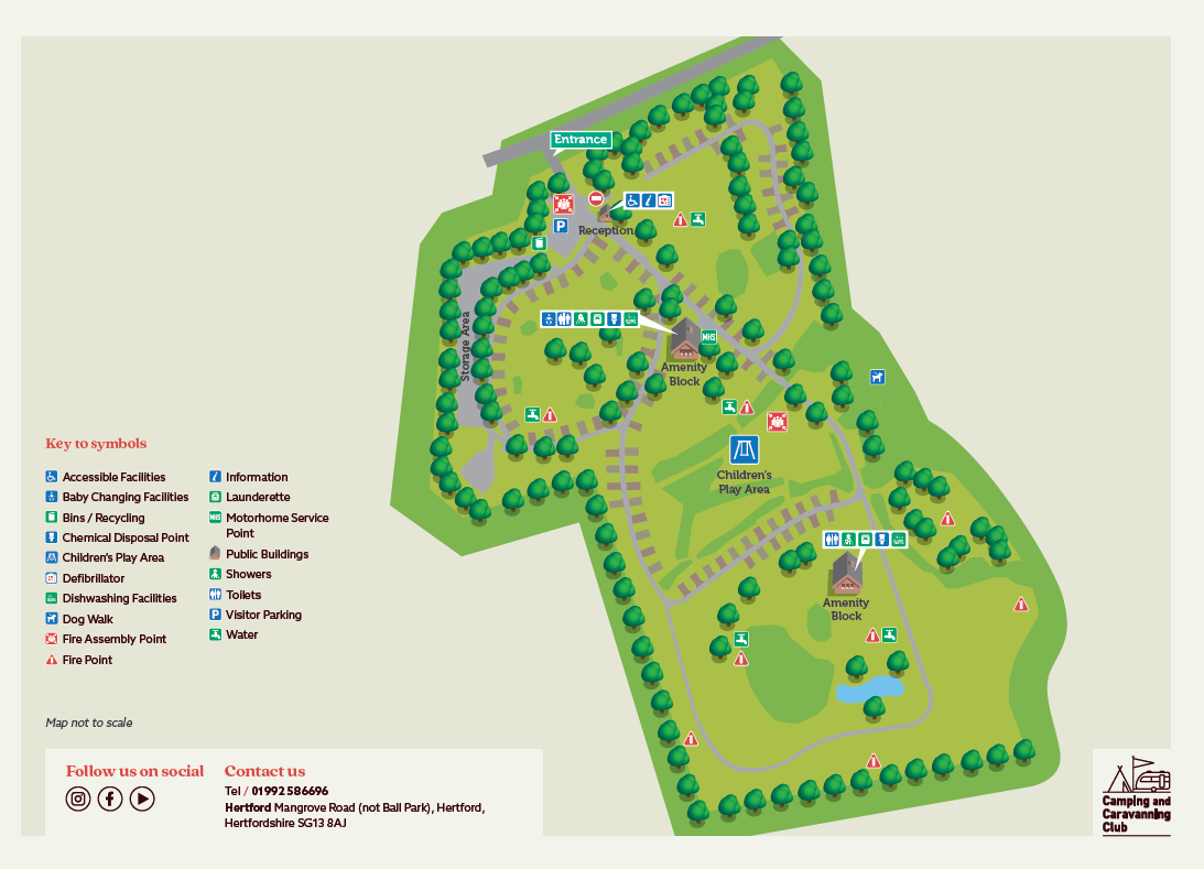 Hertford Camping and Caravanning Club Site The Camping and