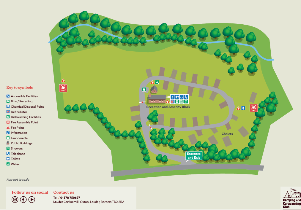 Lauder Camping and Caravanning Club Site The Camping and