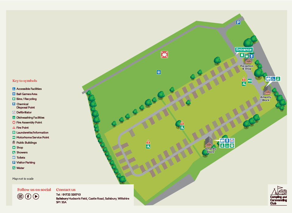 Salisbury Camping and Caravanning Club Site The Camping and Caravanning Club