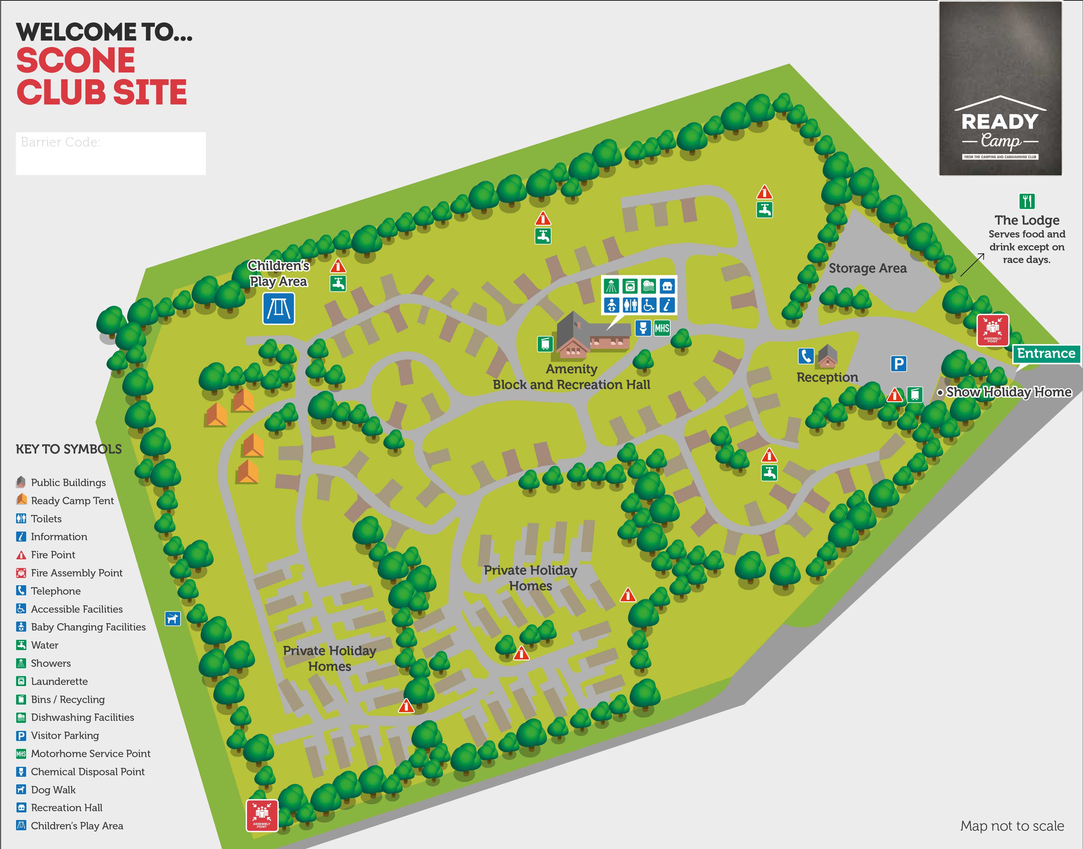 Camping And Caravan Club Sites Map Scone - Camping And Caravanning Club Site - The Camping And Caravanning Club