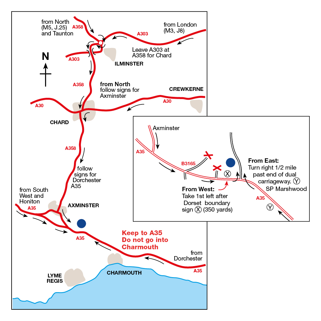 Charmouth Camping and Caravanning Club Site The Camping and