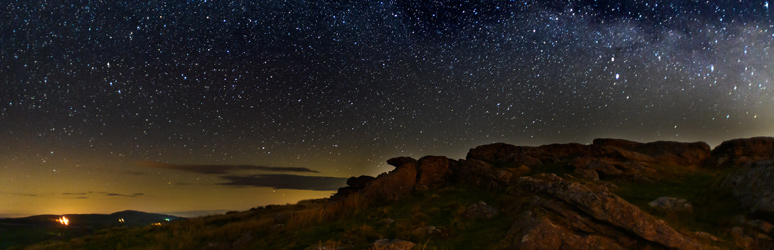 Brecon Beacons National Park night sky, Wales