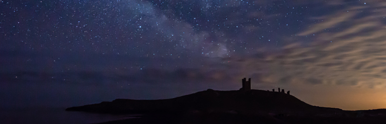 Night sky in the Northumberland National Park