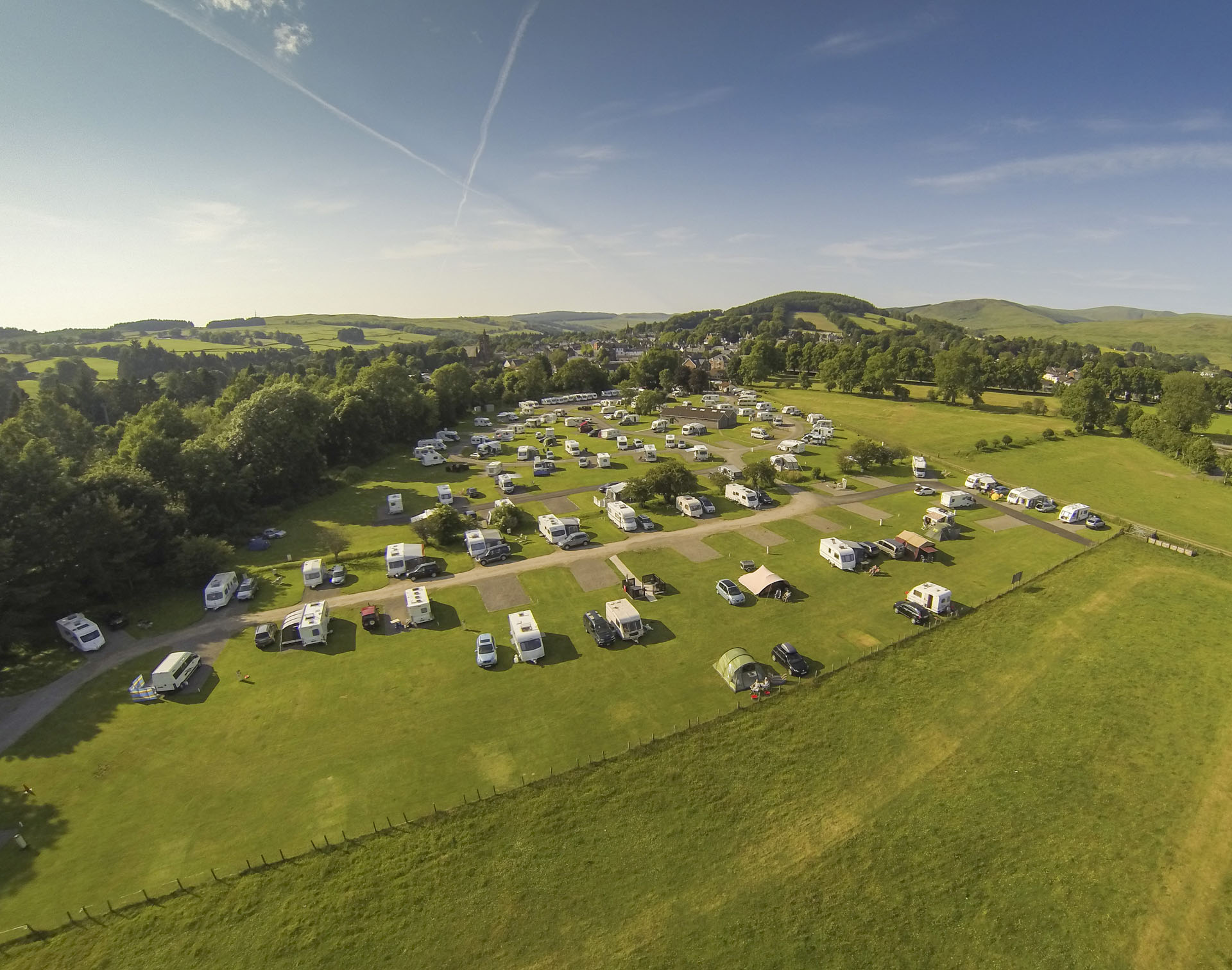 Moffat Camping and Caravanning Club Site The Camping and