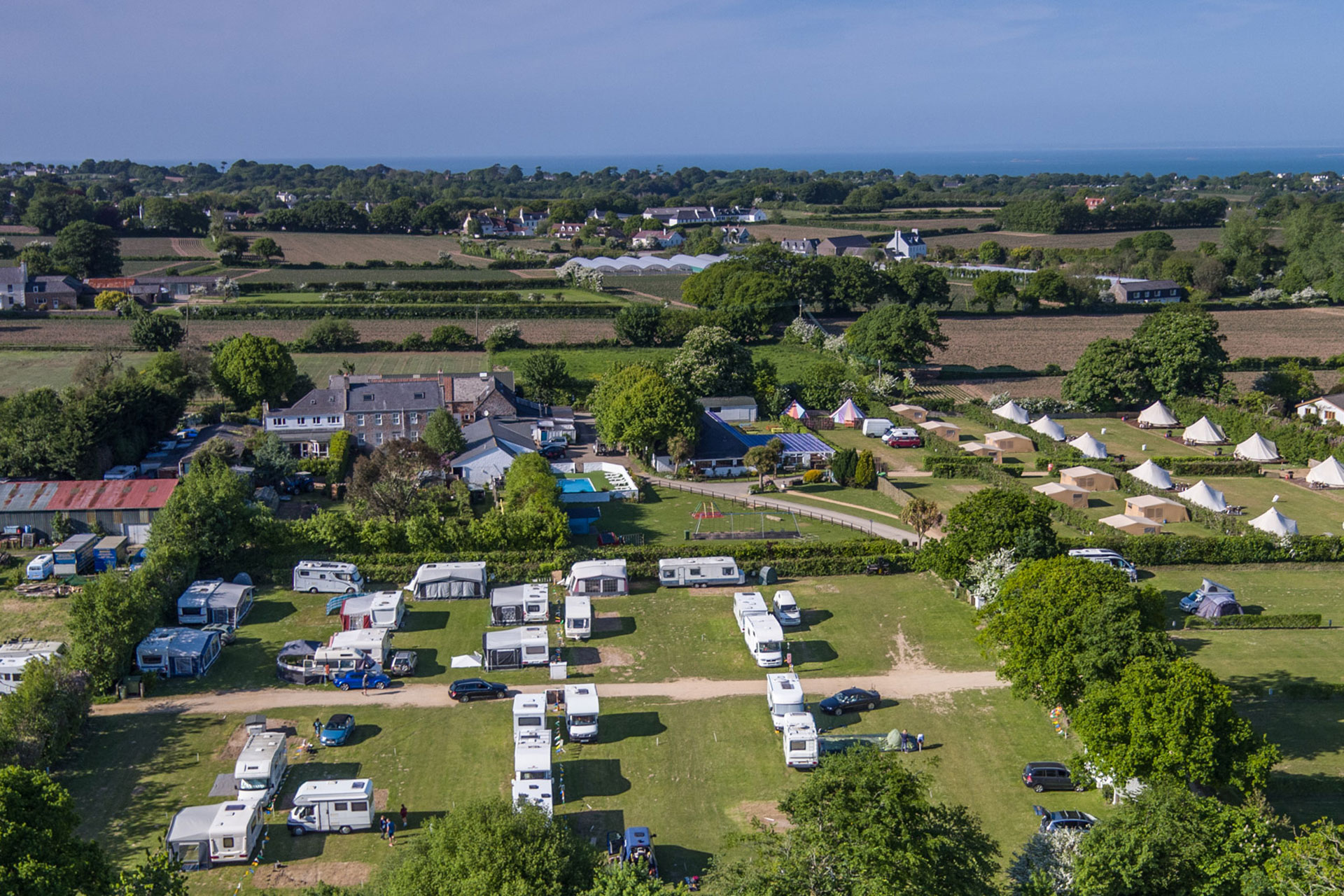 beuvelande campsite in jersey