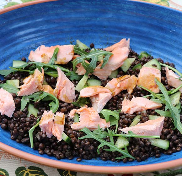 Pan-poached sea trout