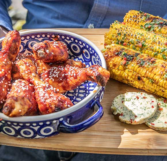 Chipotle chicken and sweetcorn