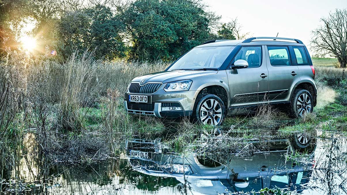 The Yeti Outdoor is right at home in muddy, wet conditions