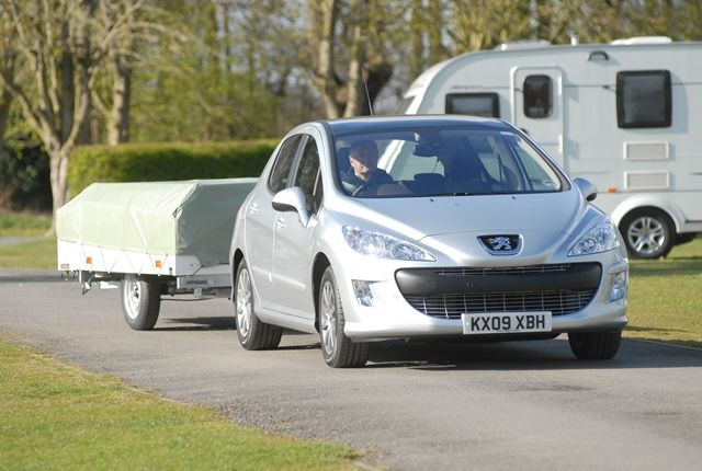 Trailer tents can often be towed by a small family car