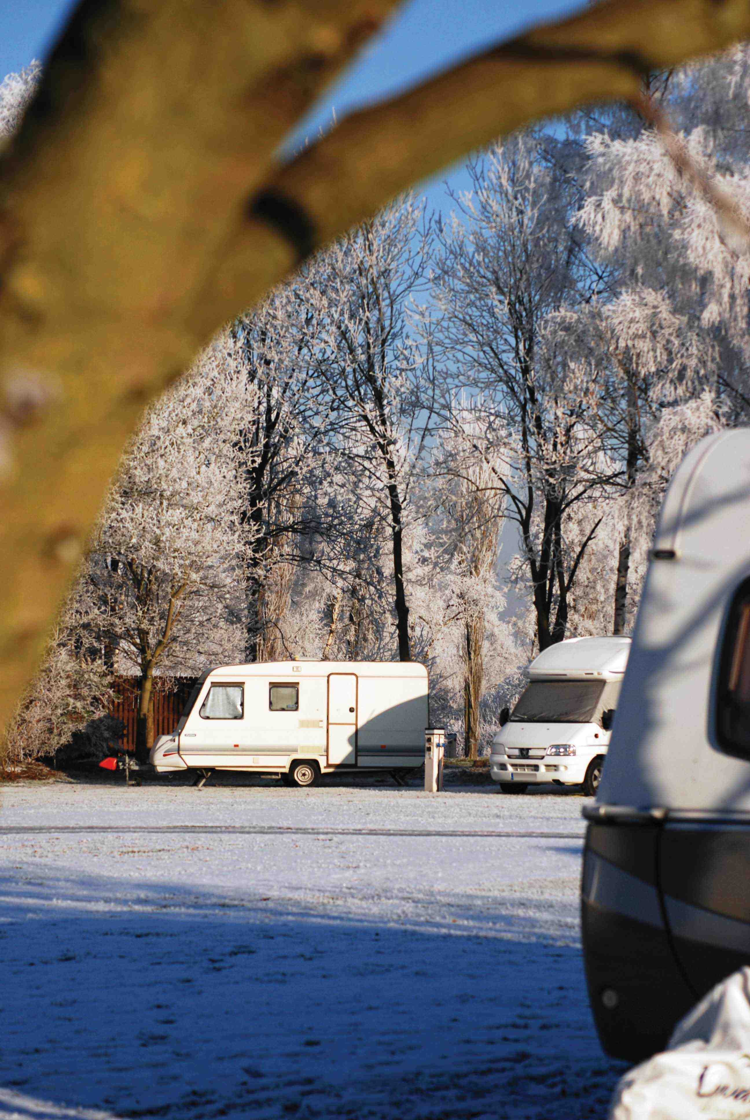 You don’t need to store your unit away as many campsites are open all year