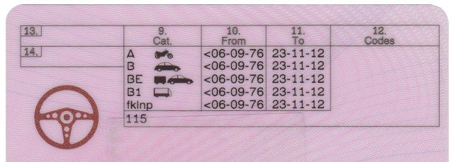 Pre 1 January 1997 licence held by driver over the age of 70 and Group 2 licence entitlements not retained 
